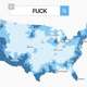 Illustration for article titled Find out Americans’ favorite swear words with this interactive map